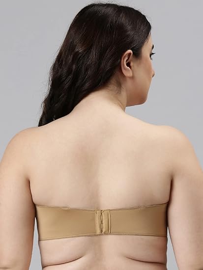 Enamor Women's Nylon Blend Padded Bridal T-Shirt Bra – Full Support, Wired, Medium Coverage, Detachable Multiway Straps